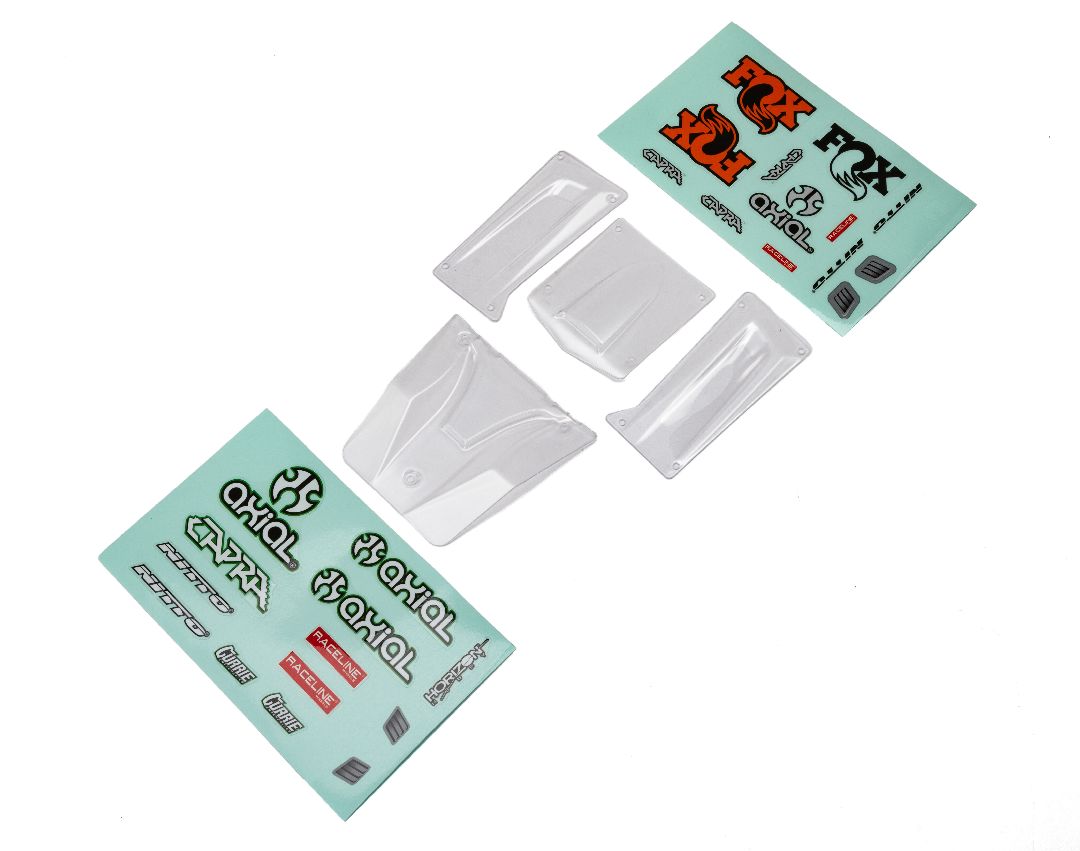Axial Body Panel Set, Clear, Capra:UTB18