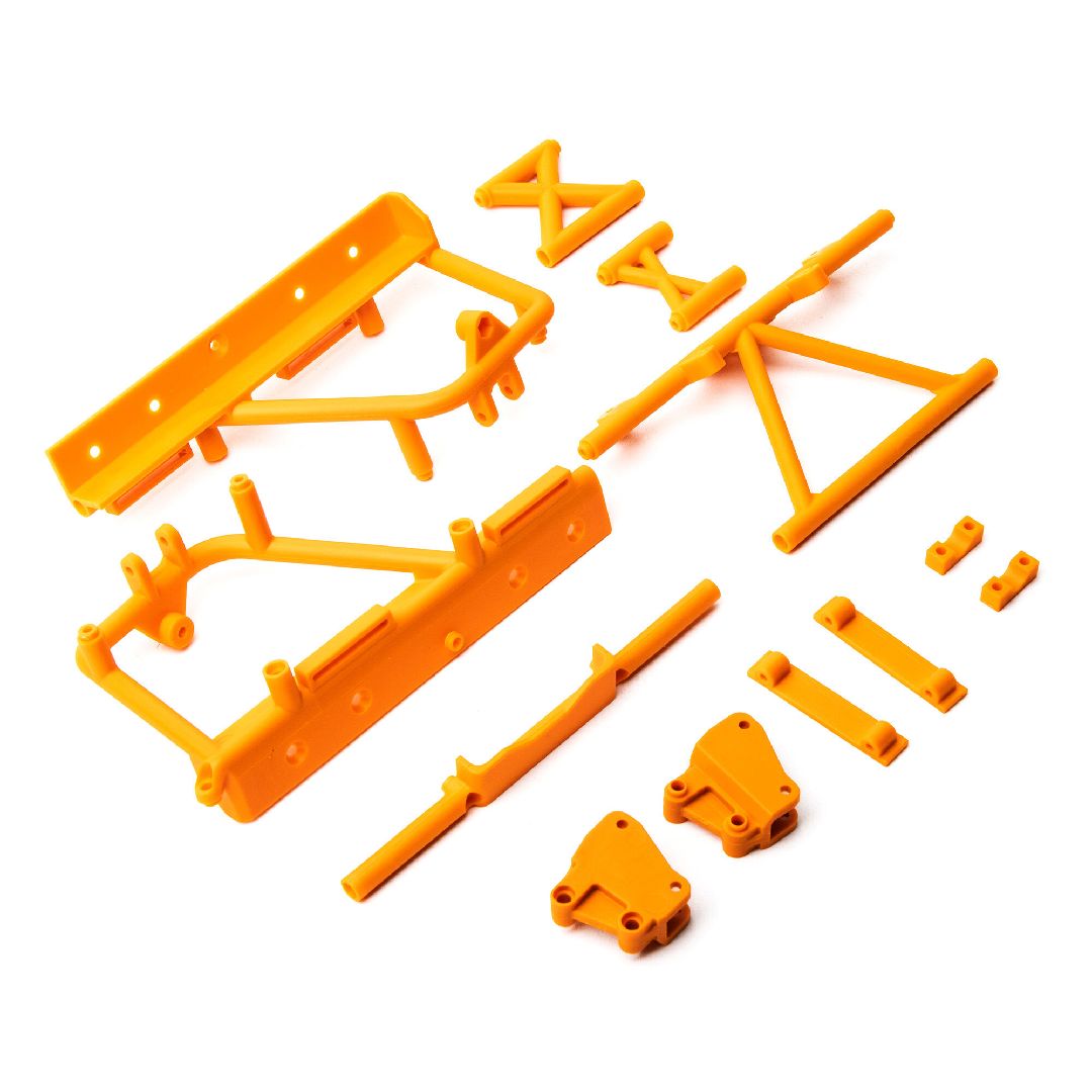 Axial Cage Supports, Battery Tray (Orange): RBX10