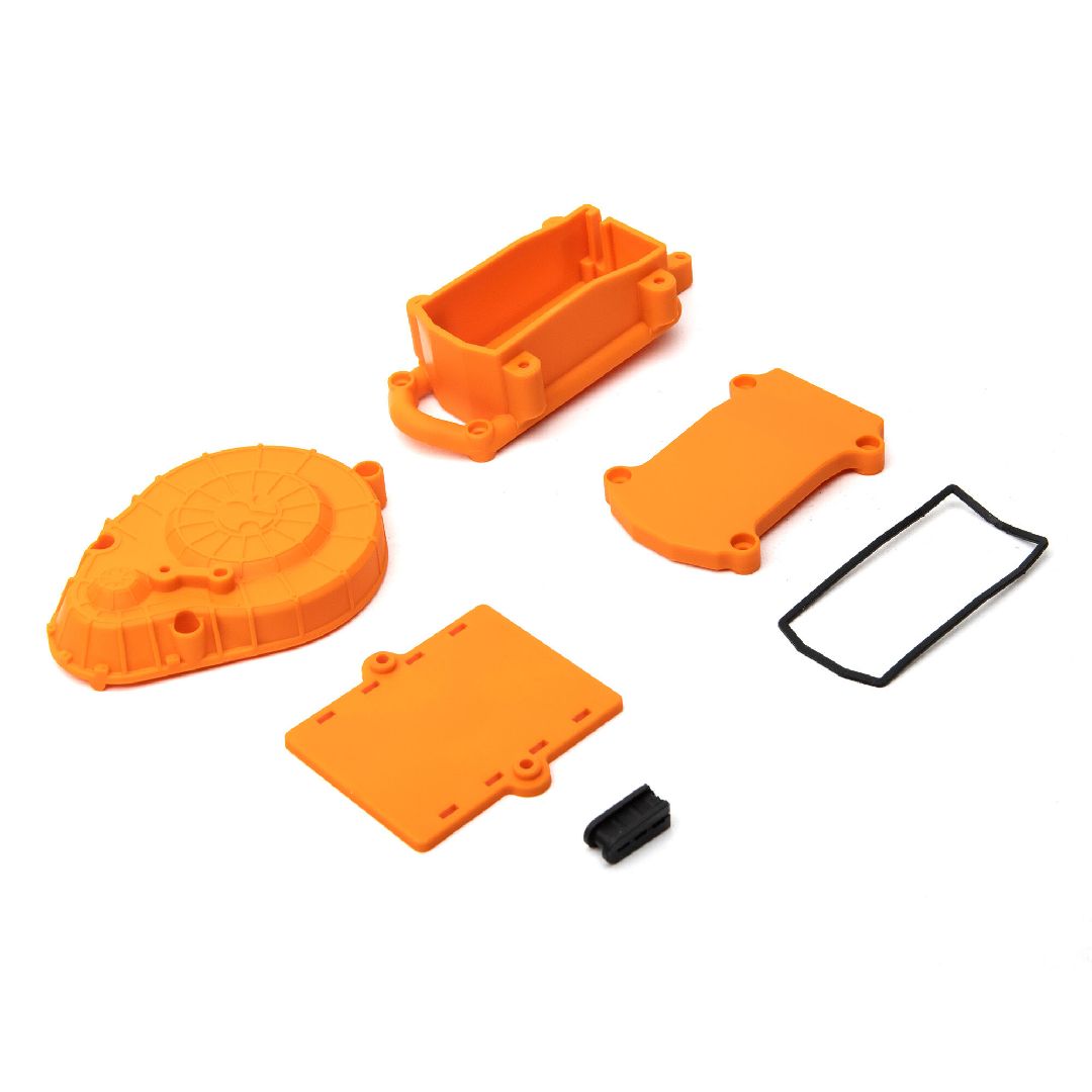 Axial Cage Radio Box, Spur Cover (Orange): RBX10