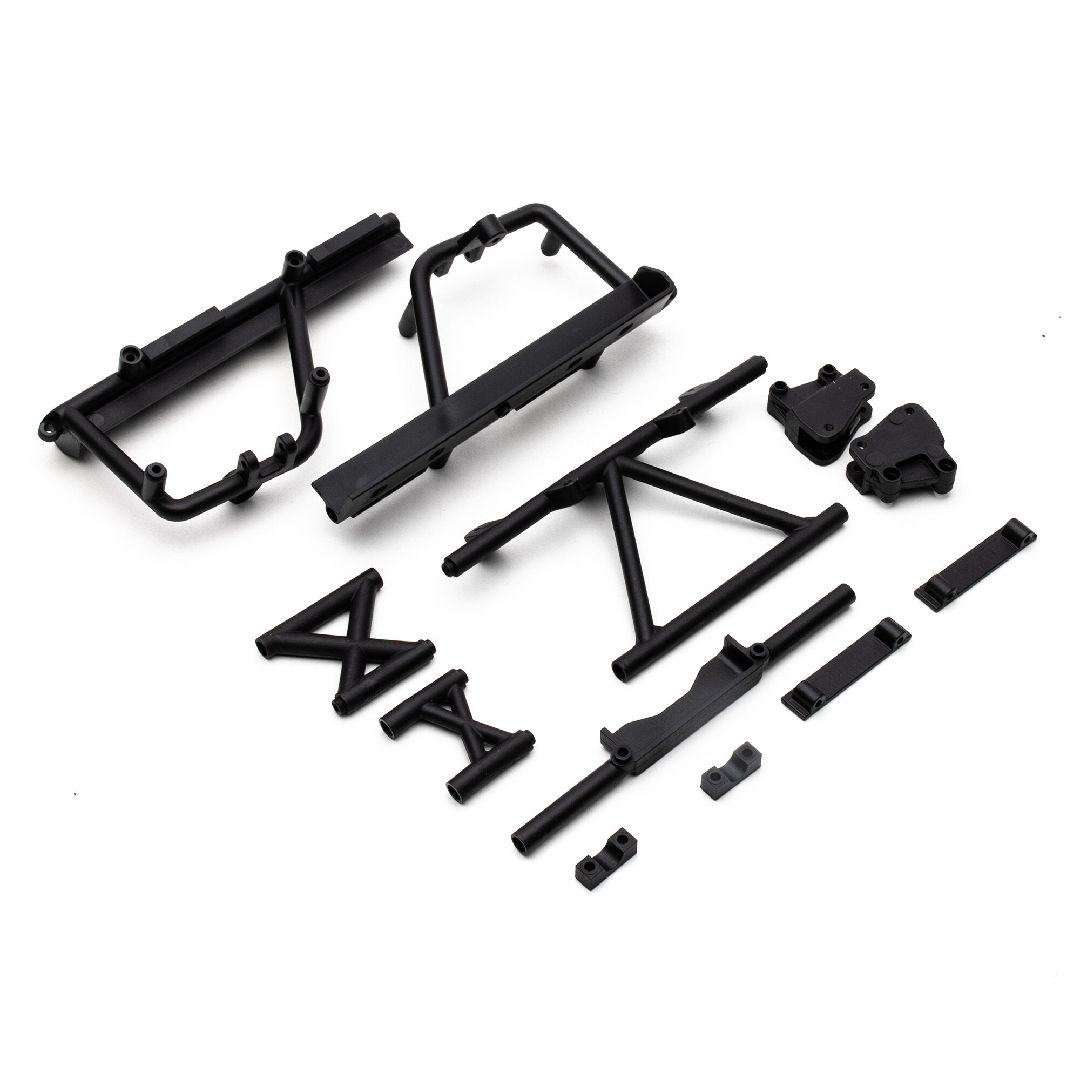 Axial Cage Supports, Battery Tray (Black): RBX10