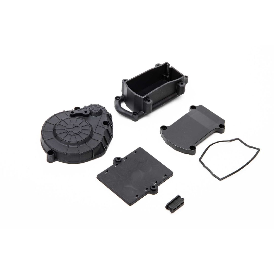 Axial Cage Radio Box, Spur Cover (Black): RBX10