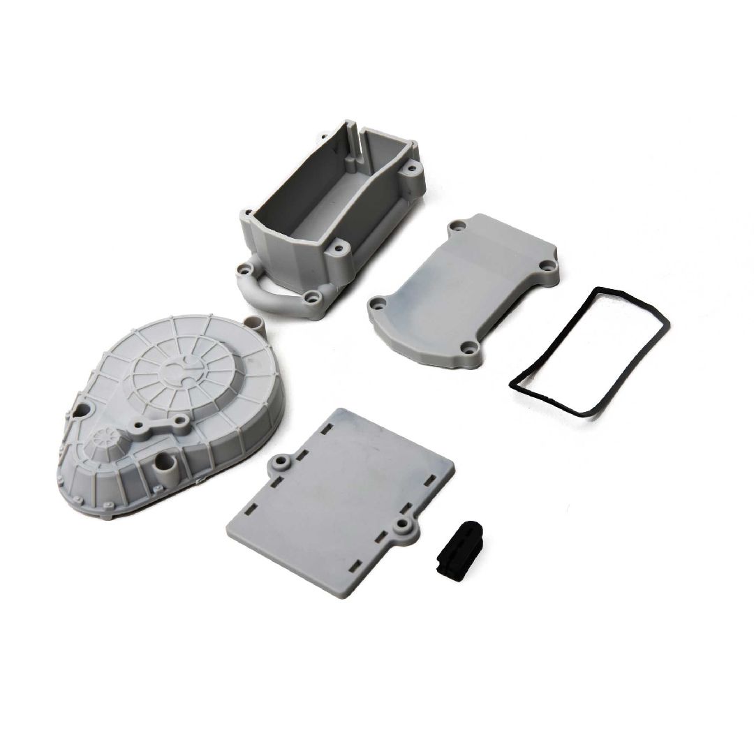 Axial Cage Radio Box, Spur Cover (Gray): RBX10