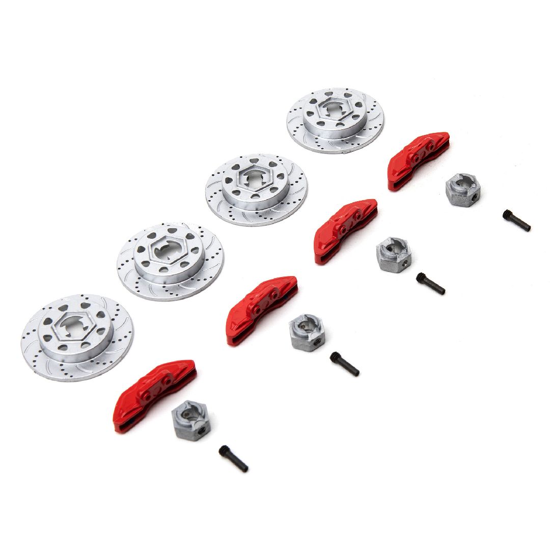 Axial Hex Rotor Caliper and Pin Set (4): RBX10