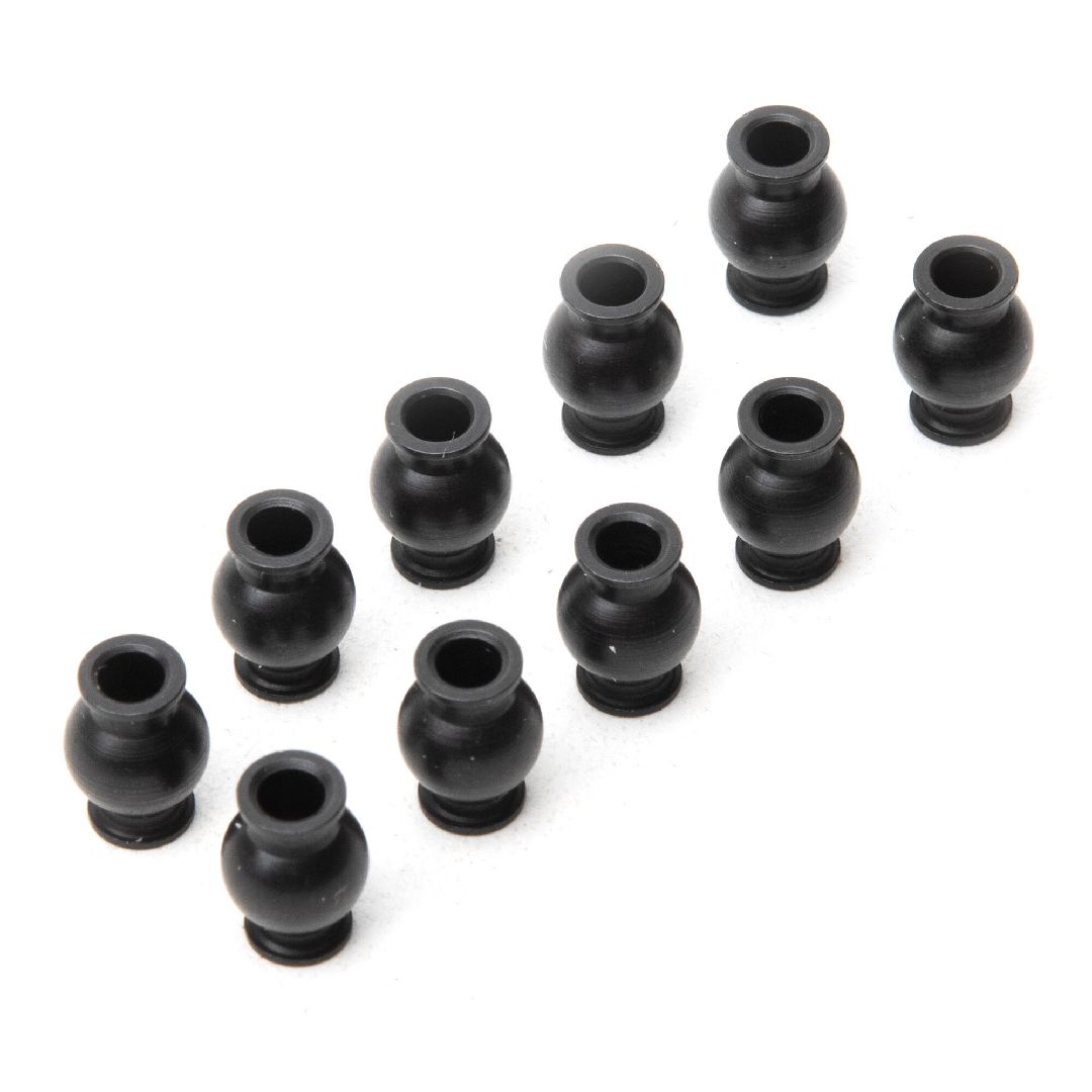 Axial Pivot Ball, Stainless, 3x6.8x9.5mm (10): RBX10 Axial Pivot Ball, Stainless, 3x6.8x9.5mm (10): RBX10