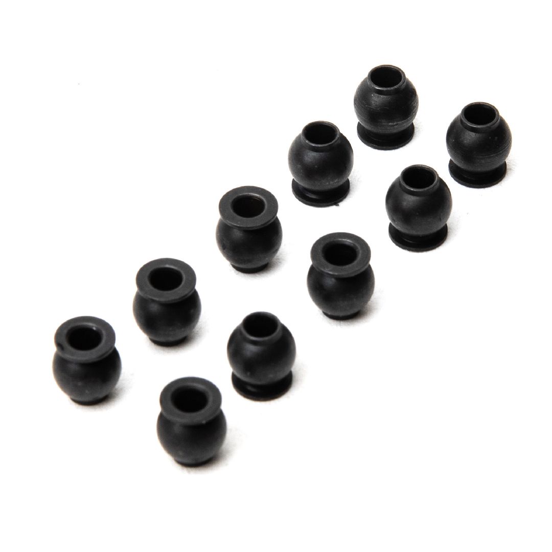 Axial Pivot Ball, Stainless, 3x6.8x7.5mm (10): RBX10
