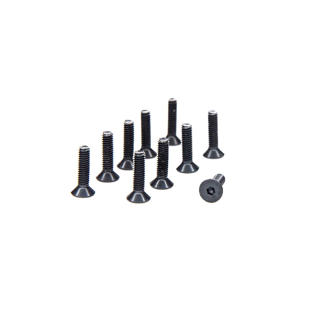 Axial M2.5 x 10mm Flat Head Screws (10)