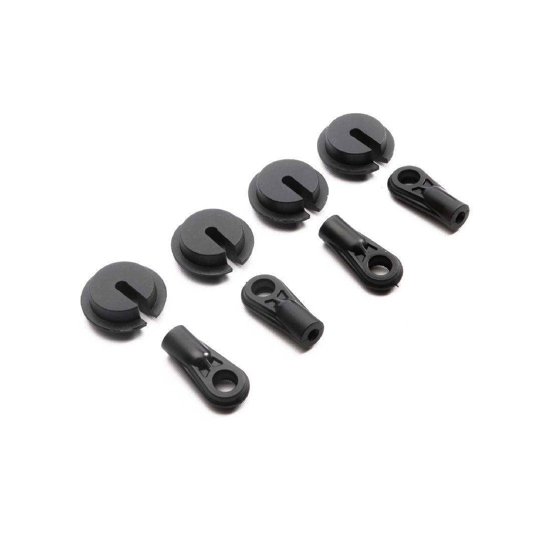 Axial SCX6: Shock End & Spring Cup (4) Axial SCX6: Shock End & Spring Cup (4)