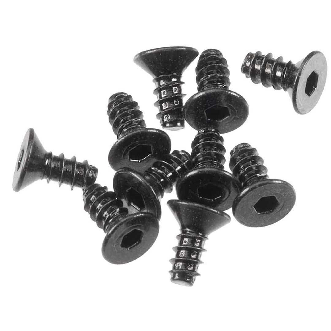 Axial AXA0412 HexScktTapping Flat Hd M2.6x6mm Black (10)