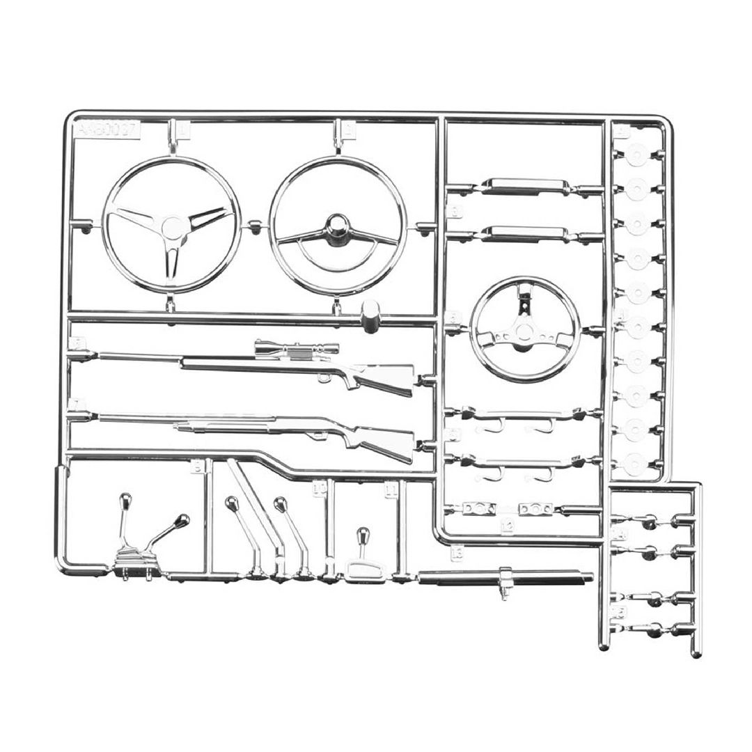 Axial AX80047 Interior Detail Parts Tree Chrome
