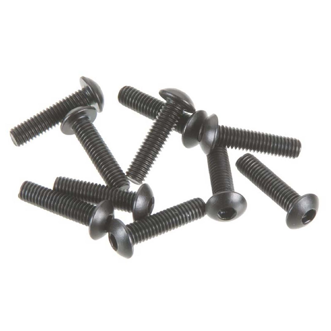 Axial Hex Socket Button Head M3x12mm Black (10)