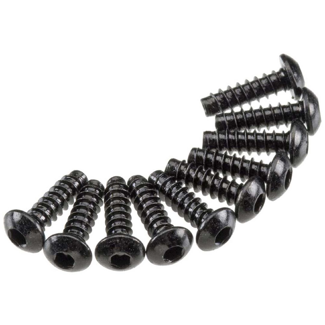 Axial AXA435 Hex Tap Button Head M3x10mm Black (10)
