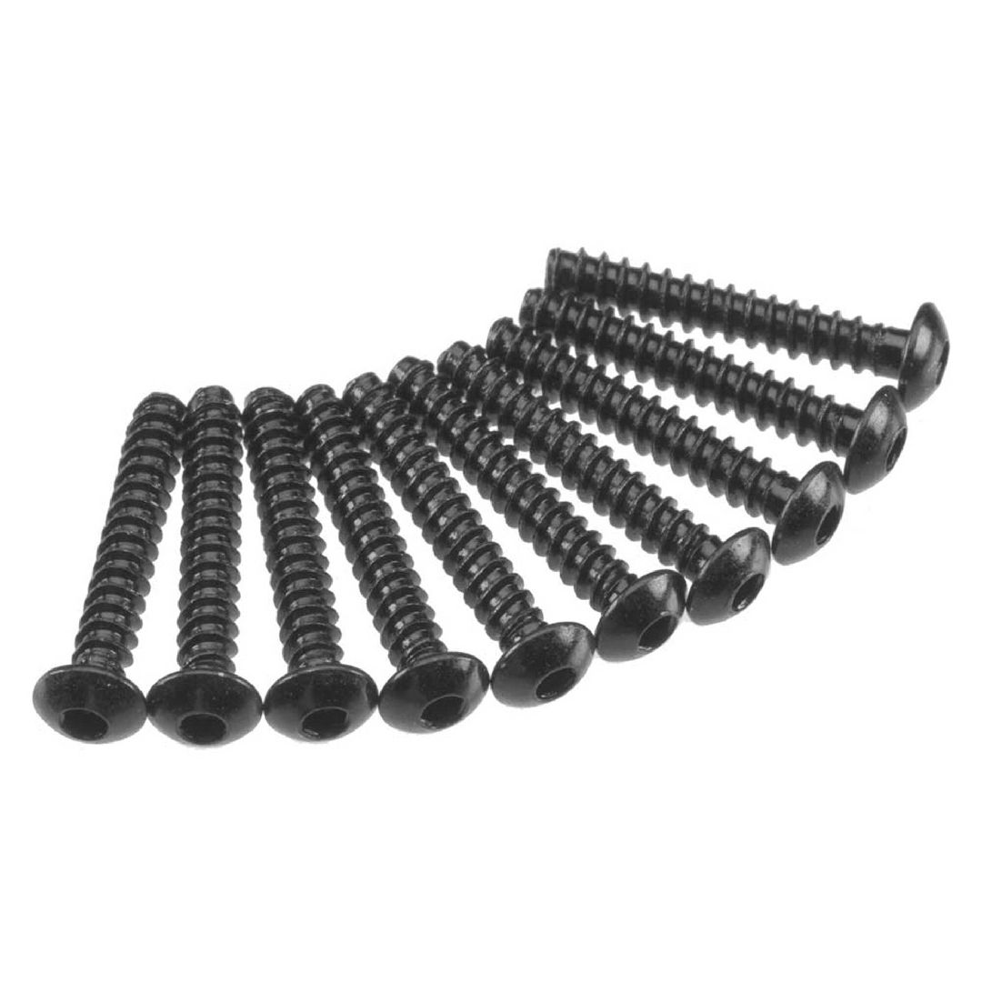 Axial AXA438 Hex Tap Button Head M3x18mm Black (10) Axial AXA438 Hex Tap Button Head M3x18mm Black (10)