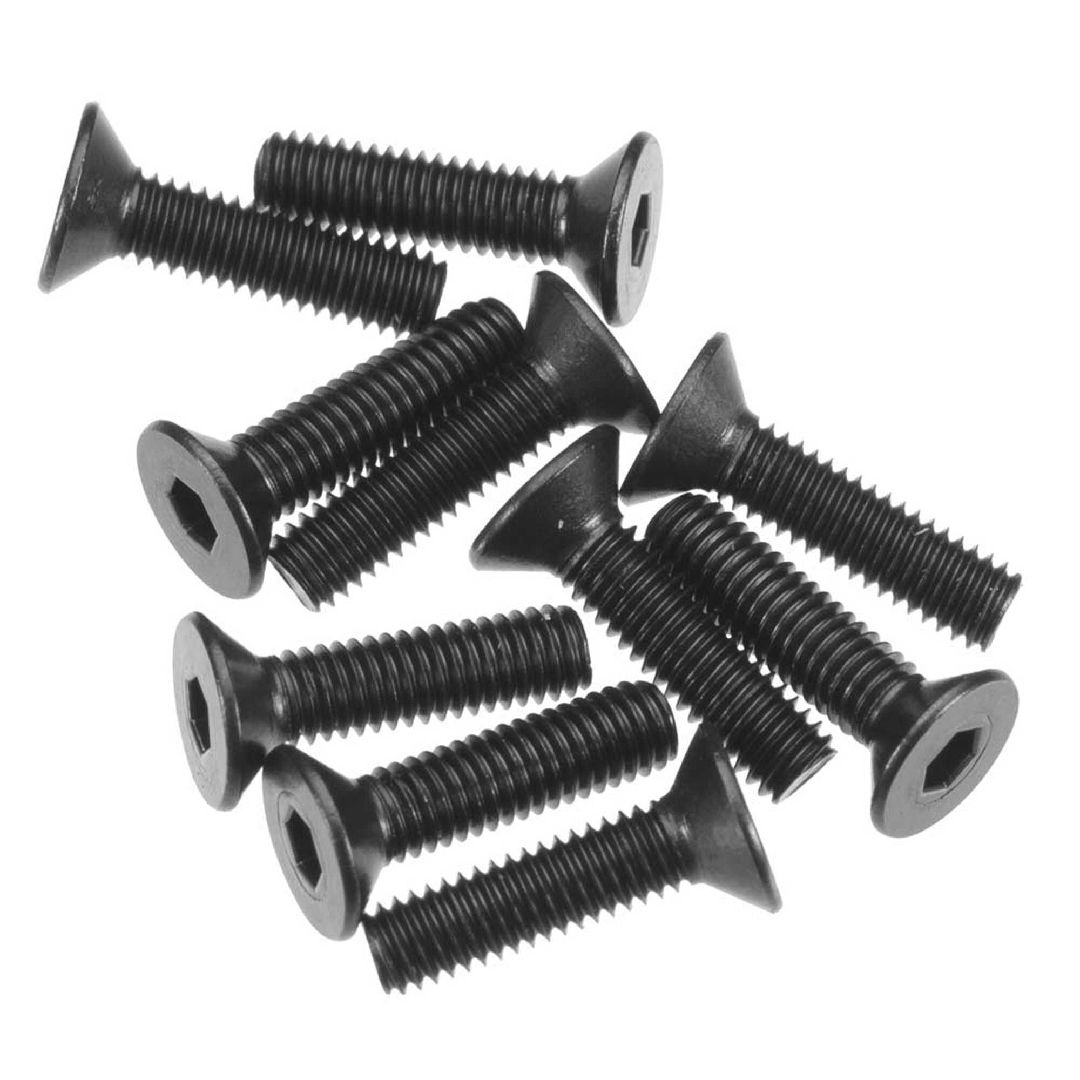 Axial Hex Socket Flat Head M3x12mm Black (10)
