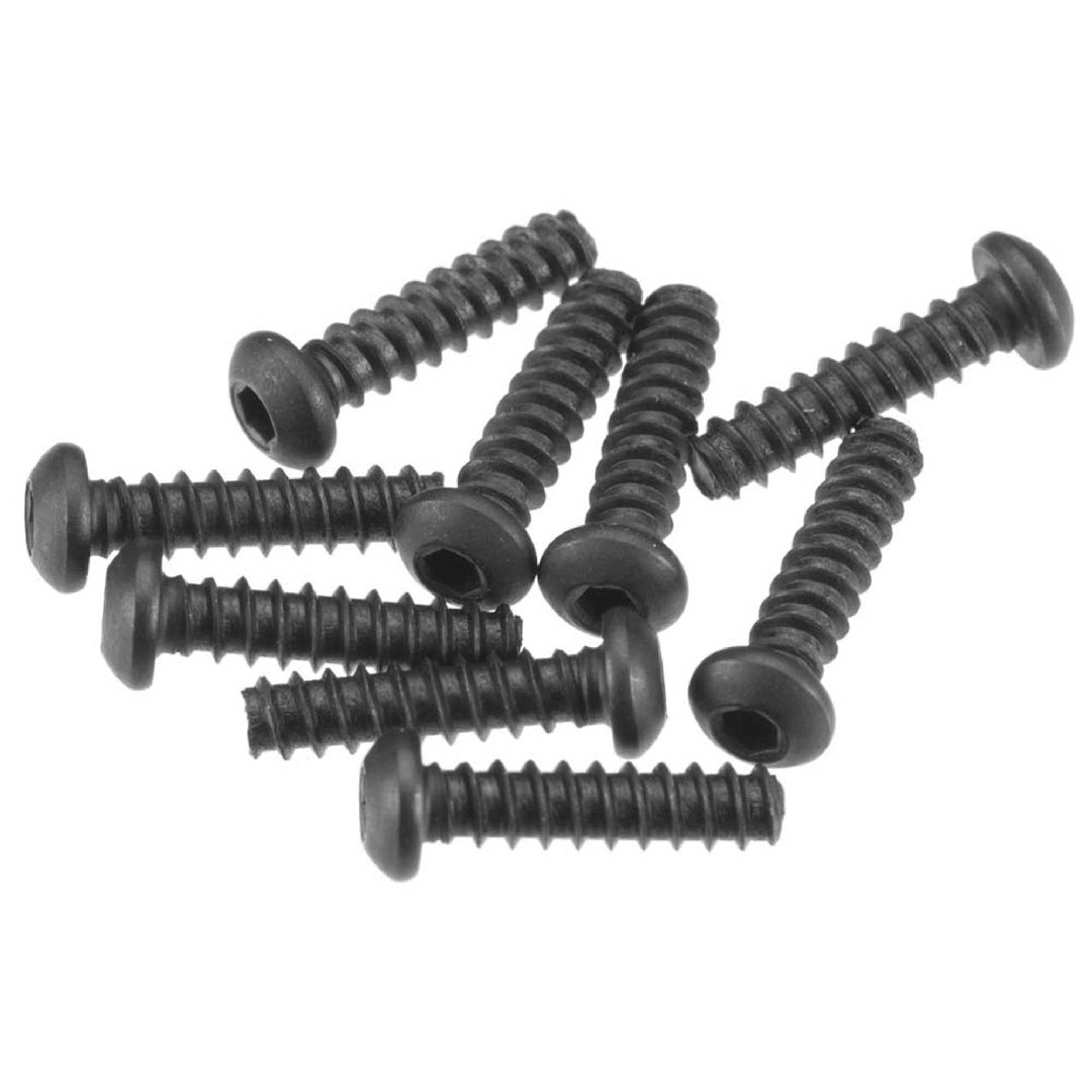 Axial AXA0424 Hex Socket Tapping Button Head M2.6x10mm Blk(10)