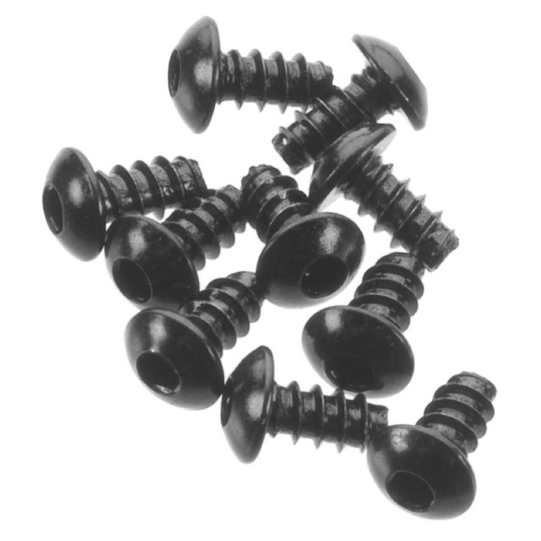 Axial AXA433 Hex Socket Button Head M3x6mm Black (10)