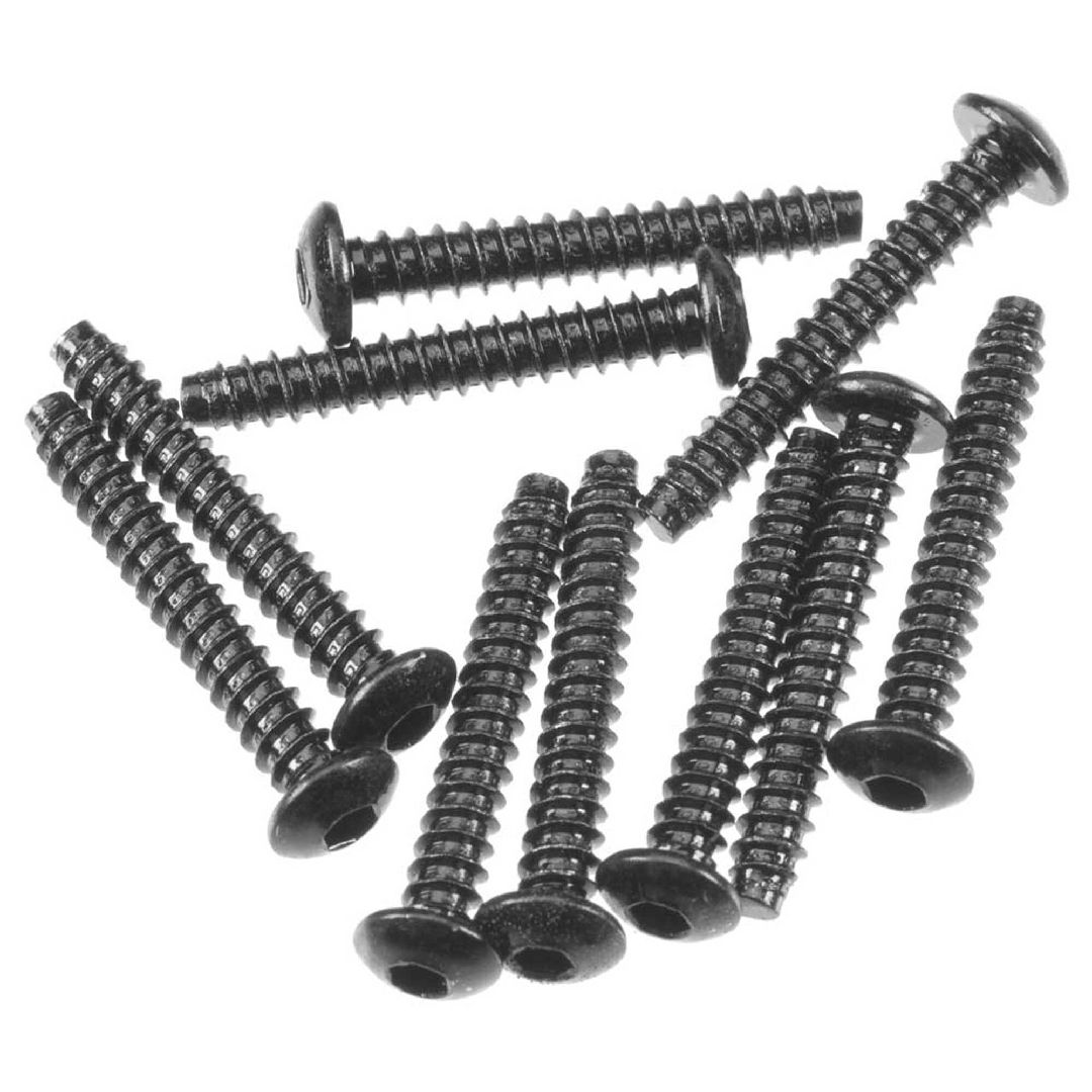 Axial Hex Scocket Tapping Button Head M3x20mm Black (10)