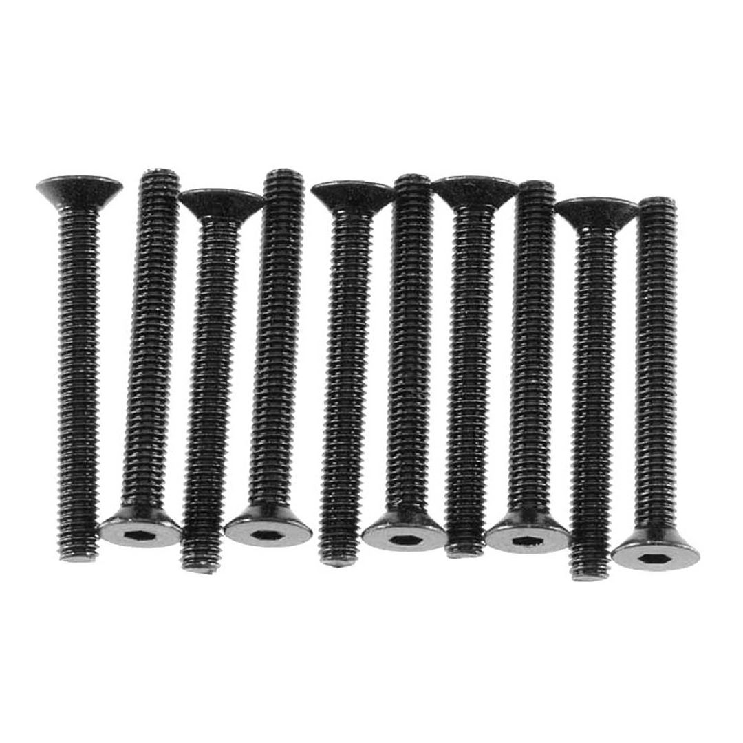 Axial AXA150 Hex Sckt Flat Head M3x25mm Black Oxide (10)