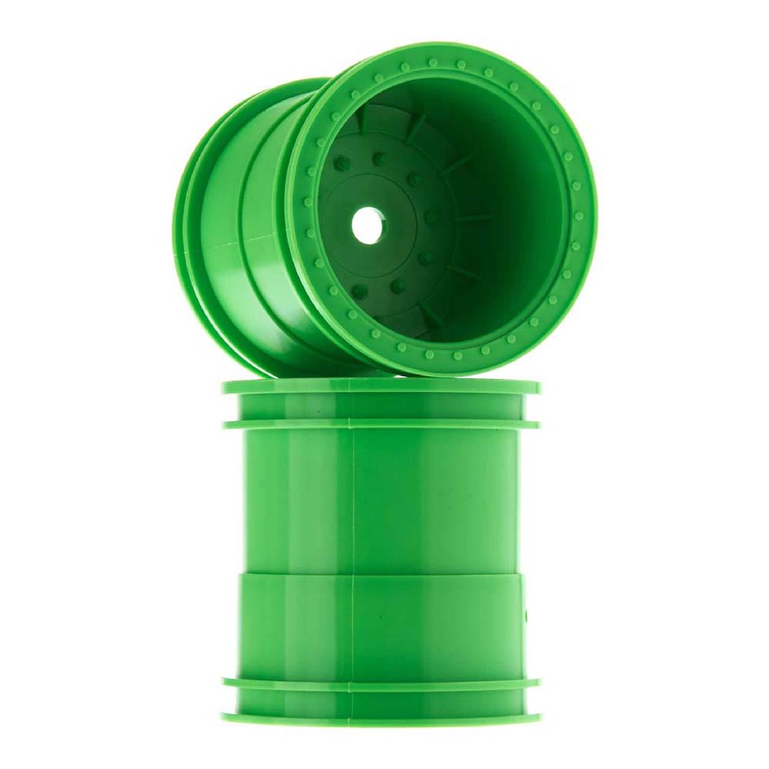 Axial 2.2 Monster Truck Wheels 63mm Green (2)