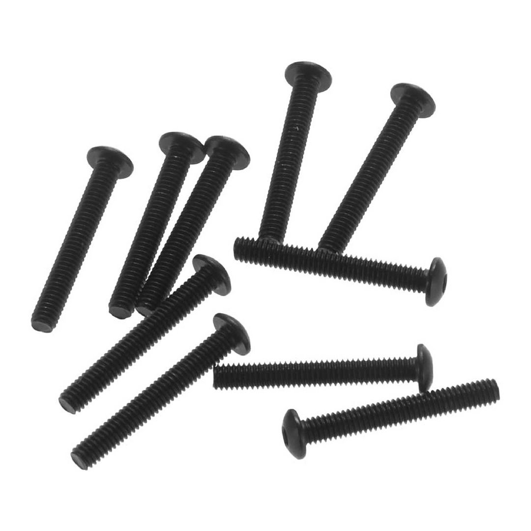 Axial AX31491 Hex Socket Button Head M2.6x1mm Black (10)