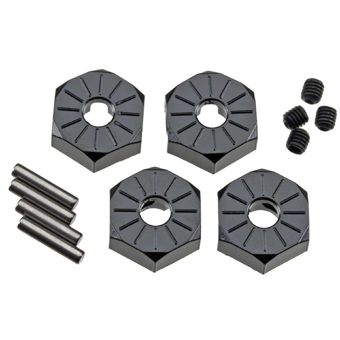 Axial AX30427 Aluminum Hub Narrow 12mm Black (4)