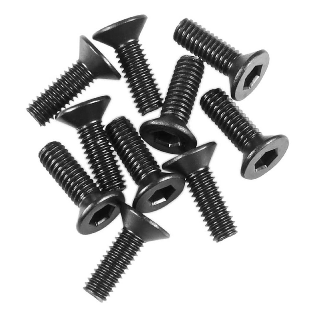 Axial AX31372 M2.6x8mm Hex Socket Flat Head Black (10)