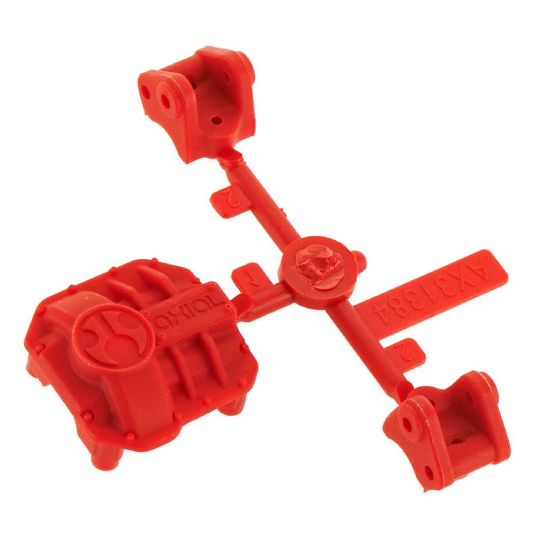 Axial AX31384 AR44 Differential Cover/Link Mounts Red