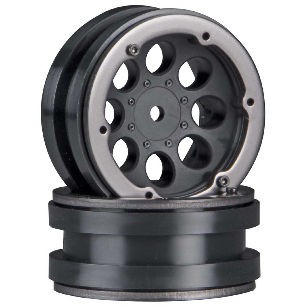 Axial AX8087 8-Hole 1.9 Beadlock Wheel Black (2) Axial AX8087 8-Hole 1.9 Beadlock Wheel Black (2)