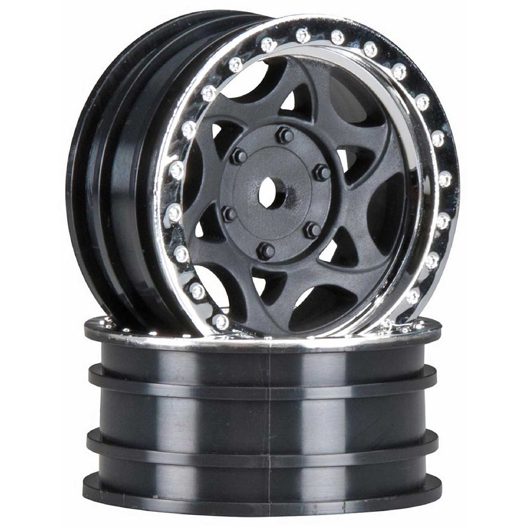 Axial AX08140 1.9 Walker Evans Street Wheel Chrome/Black (2)
