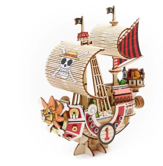 Azone wa-gu-mi One Piece Thousand Sunny (135 Pieces) Level 4