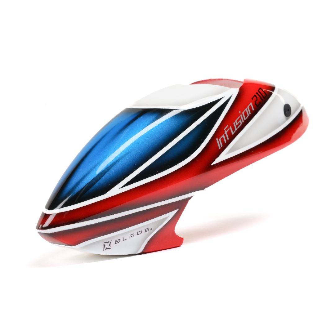 Blade Helicopters Fiberglass Option Canopy: InFusion 210 - RWB