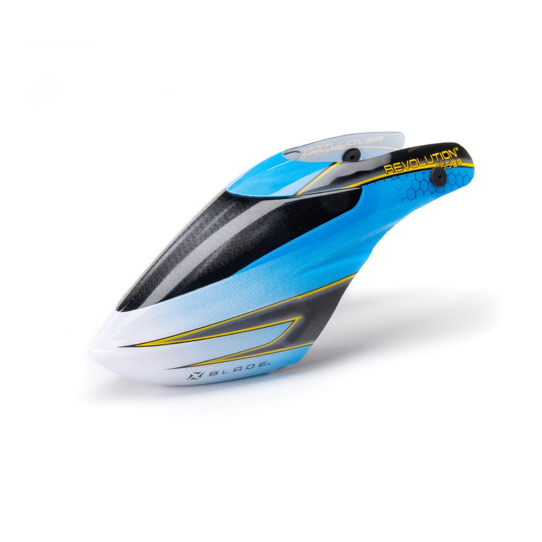 Blade Helicopters Canopy, Blue: Revolution 155 CP