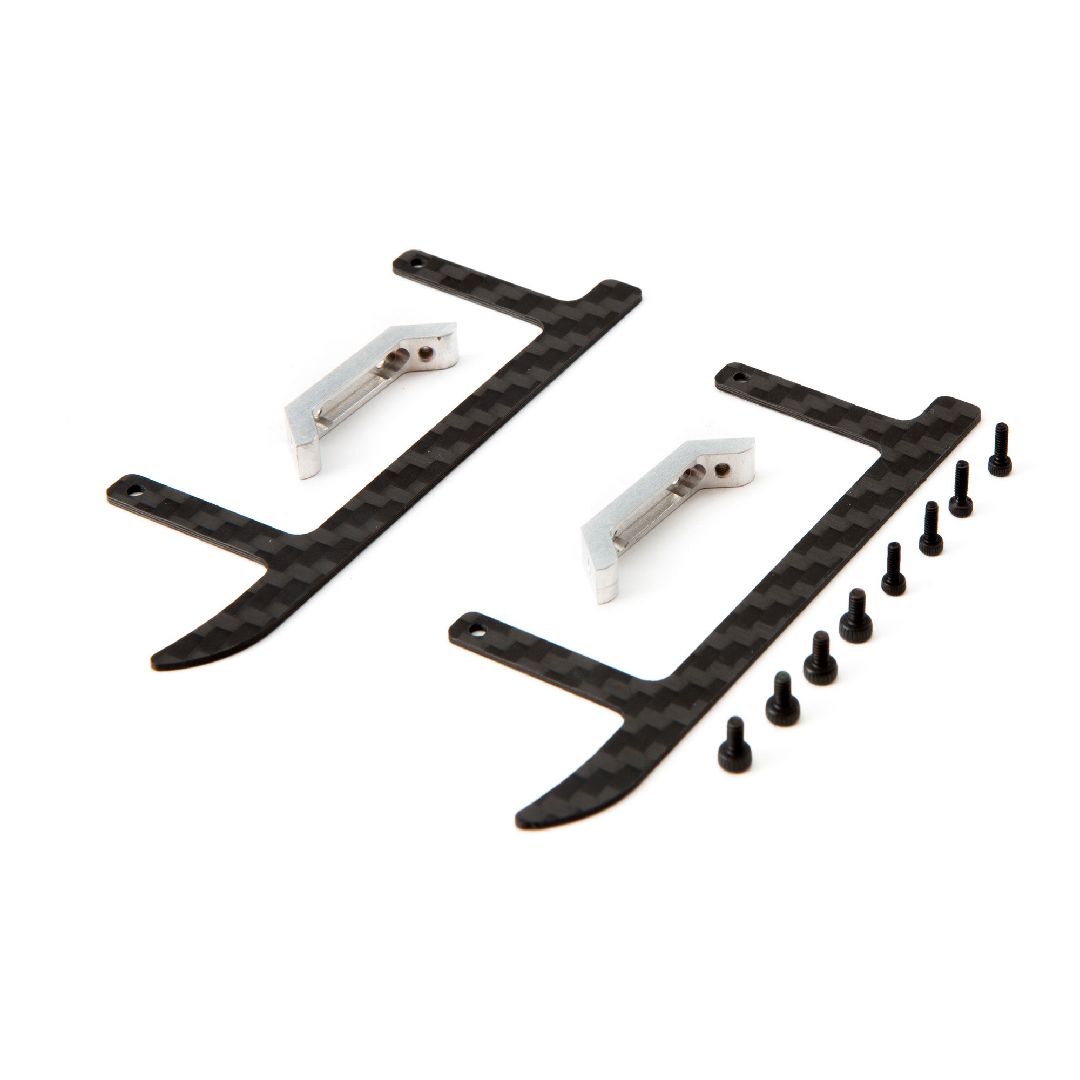 Blade Helicopters Landing gear aluminum/carbon :Blade 180 CFX