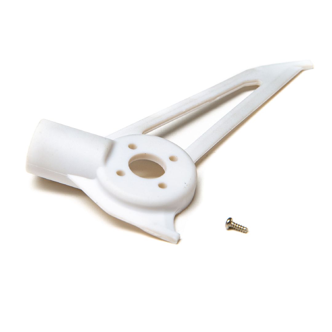 Blade Helicopters Vertical Tail Fin/Motor Mount (White): 150 S