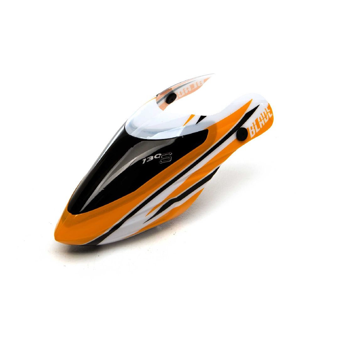 Blade Helicopters Stock Canopy, Orange 130 S