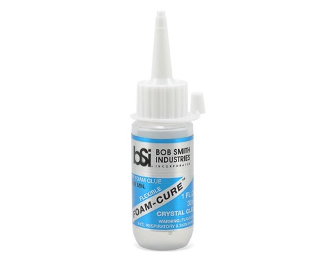 Bob Smith Industries Foam-Cure Foam Safe Glue (1oz) - Click Image to Close