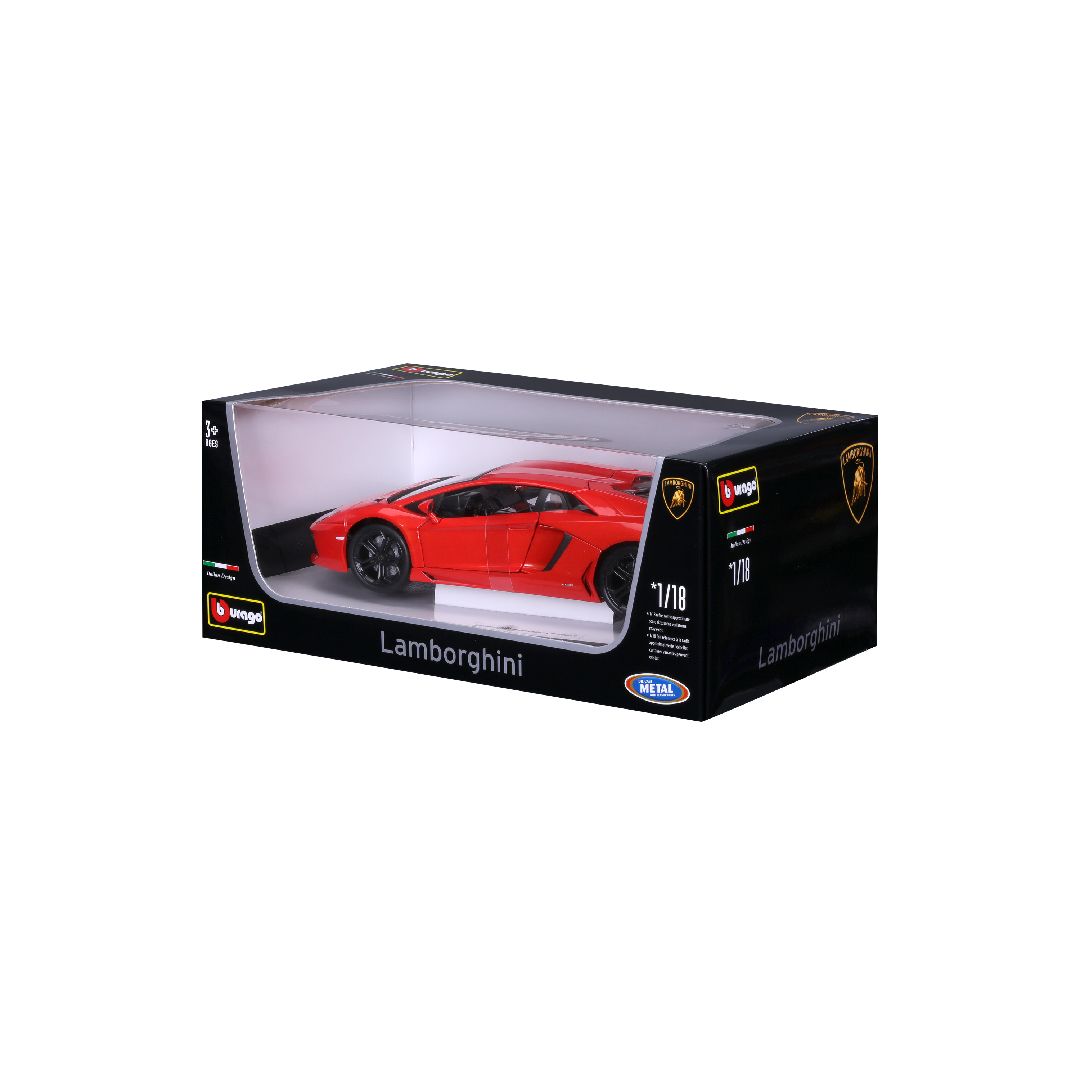 Bburago 1/18 Lamborghini Aventador LP 700-4 (Metallic Orange)