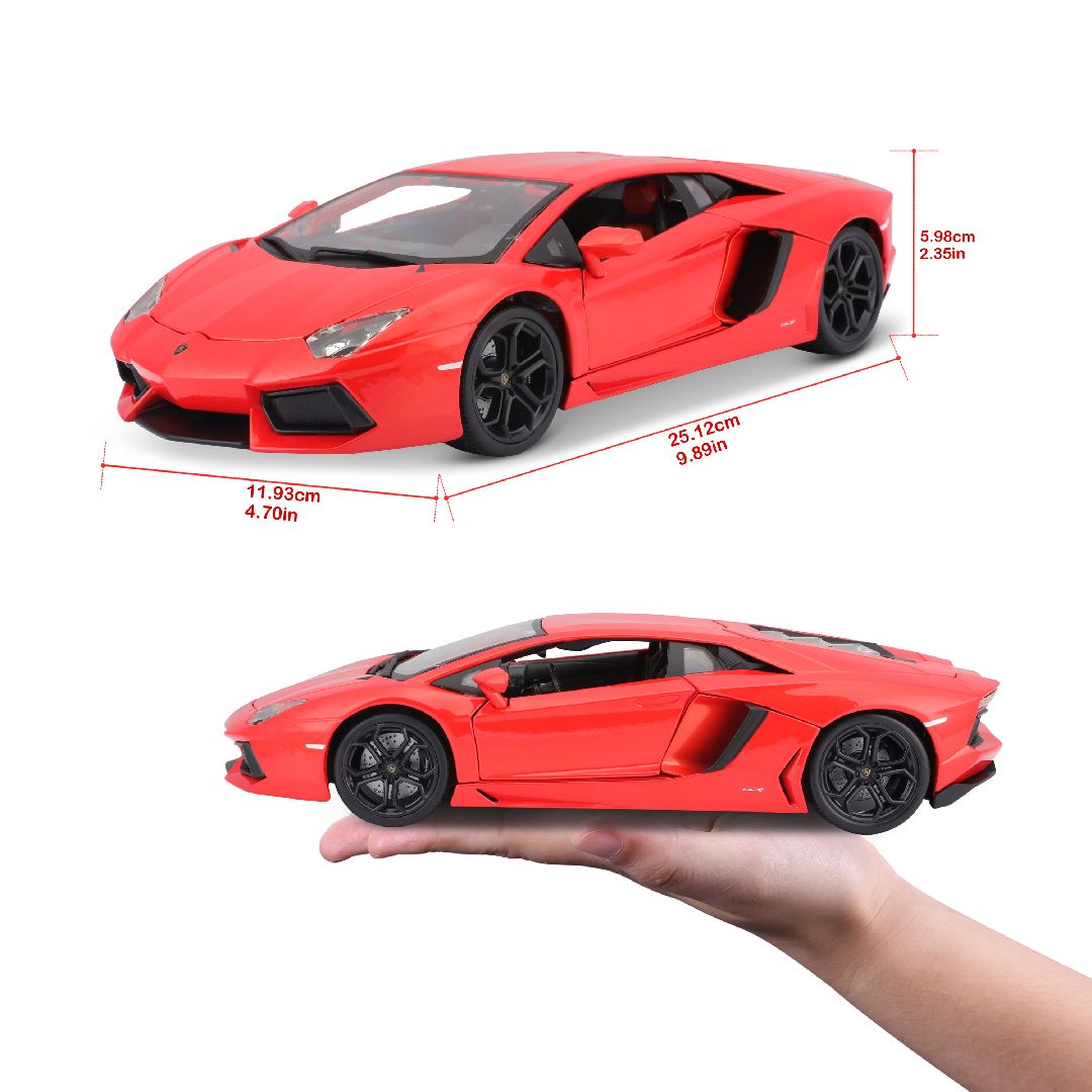 Bburago 1/18 Lamborghini Aventador LP 700-4 (Metallic Orange)