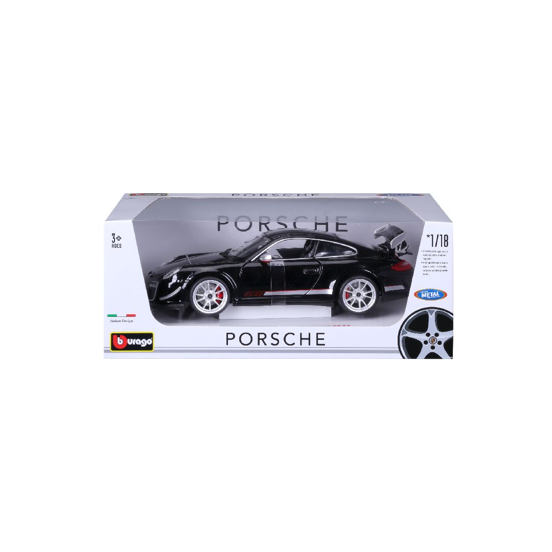 Bburago 1/18 Porsche 911 (997) GT3 RS 4.0 - Black