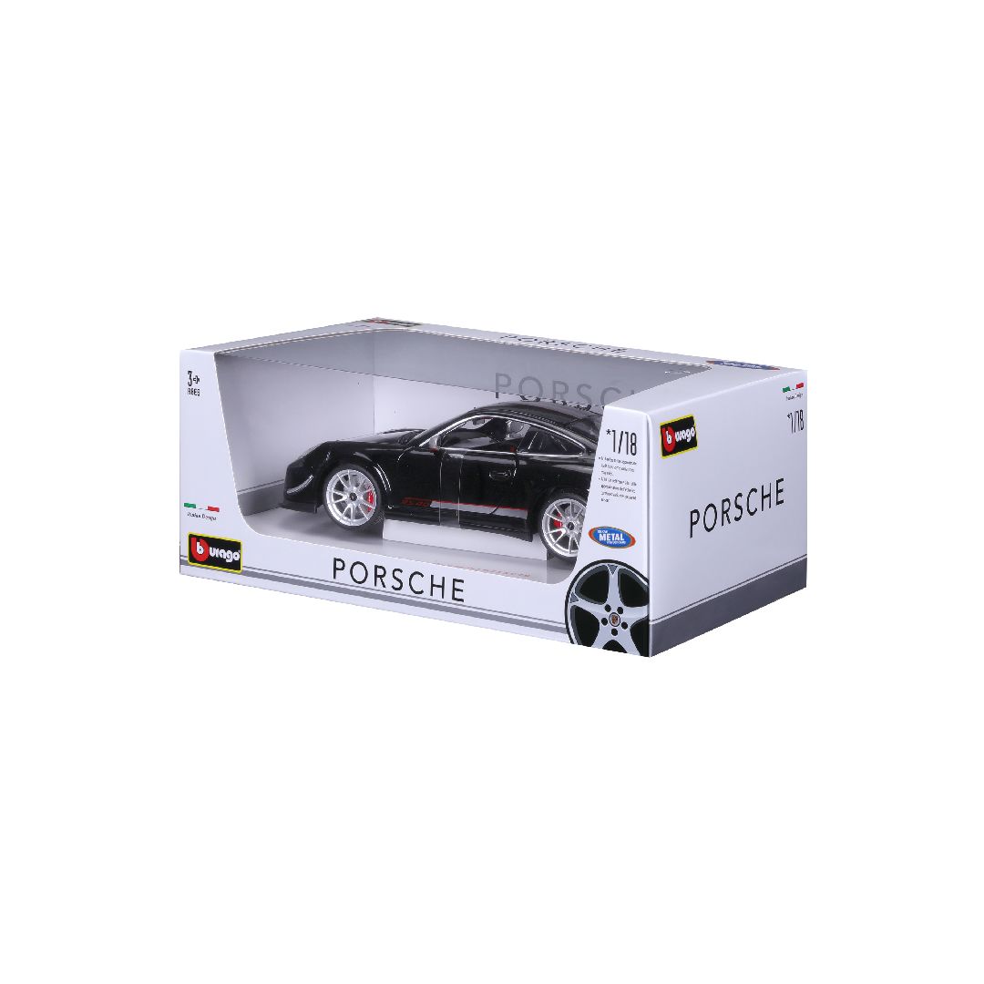 Bburago 1/18 Porsche 911 (997) GT3 RS 4.0 - Black
