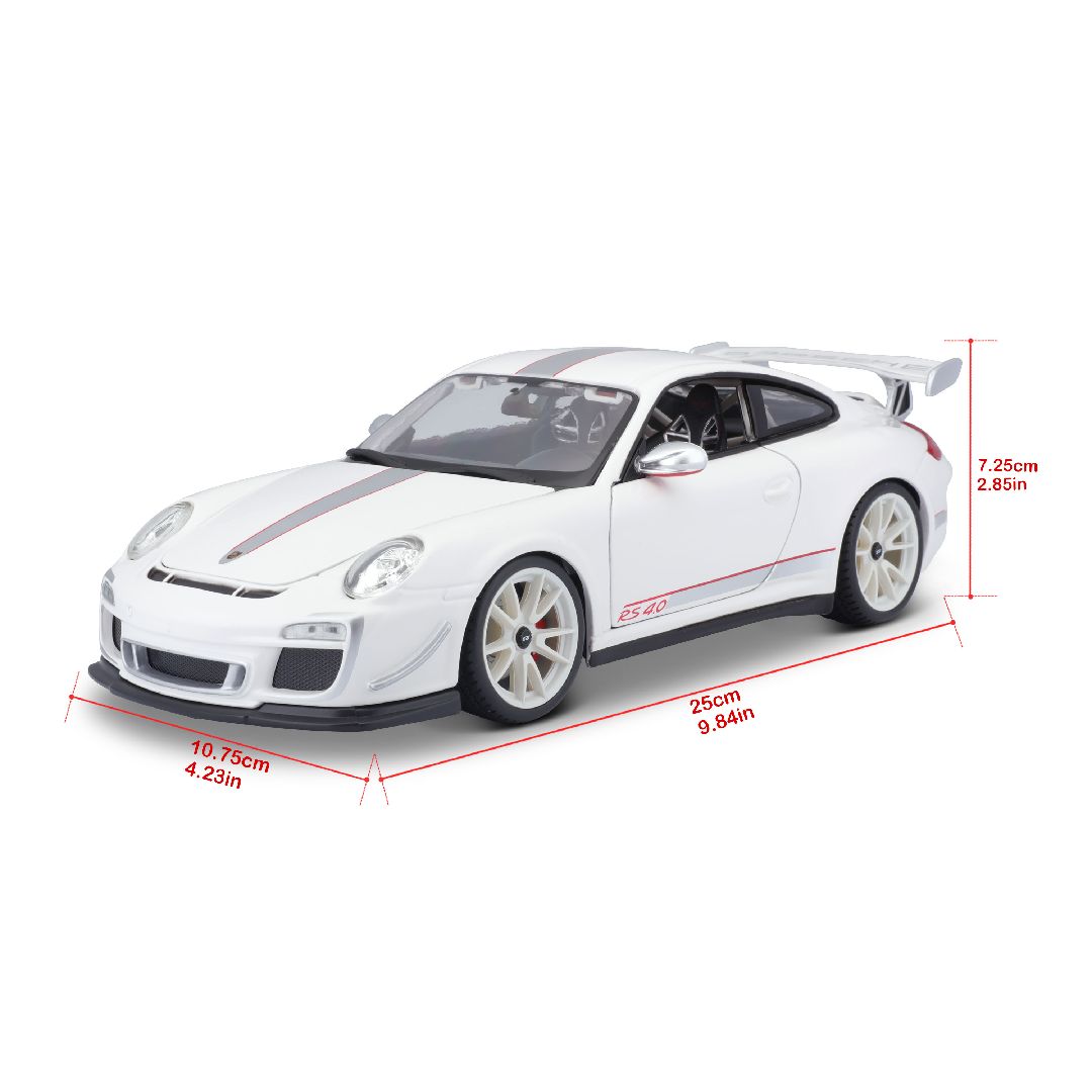 Bburago 1/18 Porsche 911 (997) GT3 RS 4.0 - White