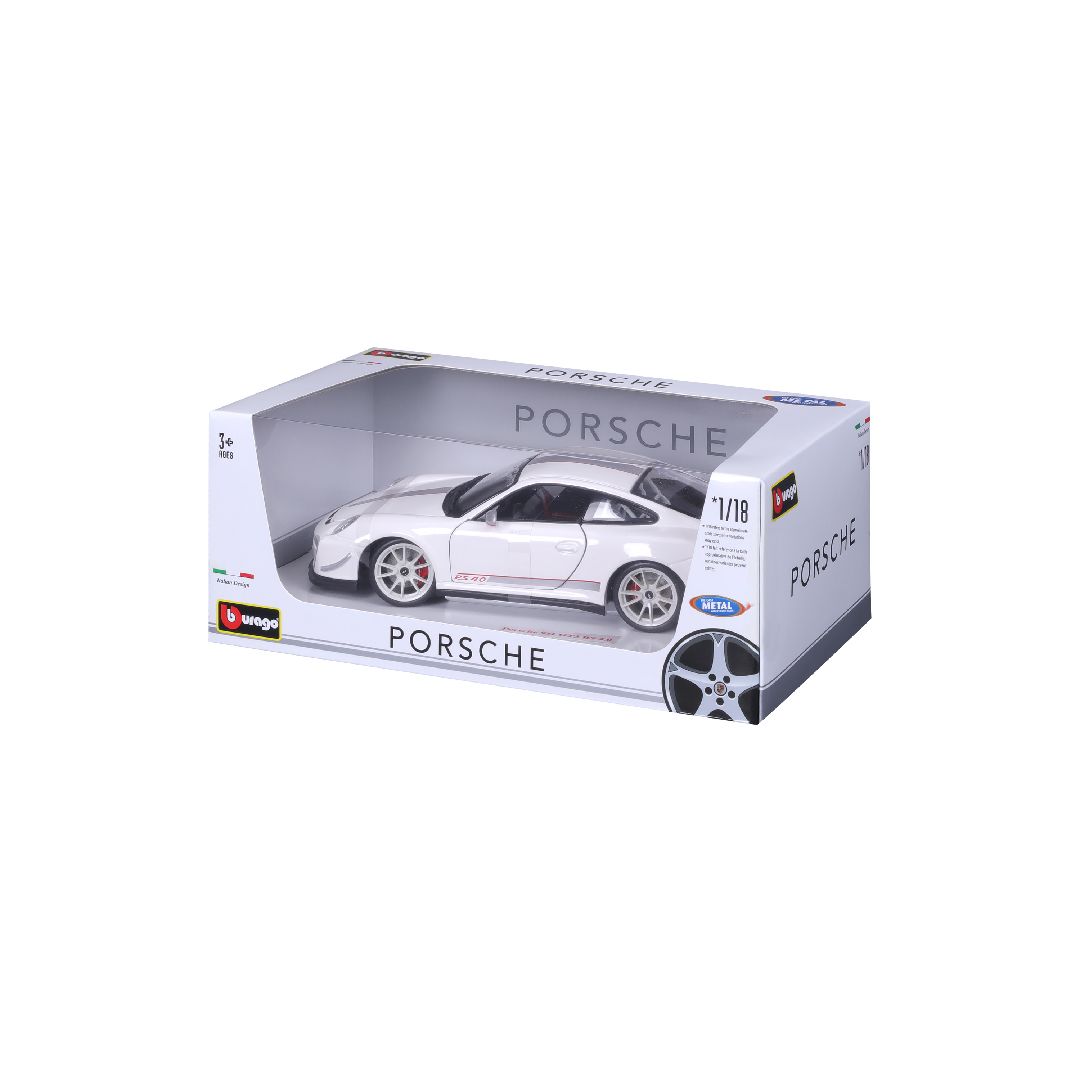 Bburago 1/18 Porsche 911 (997) GT3 RS 4.0 - White