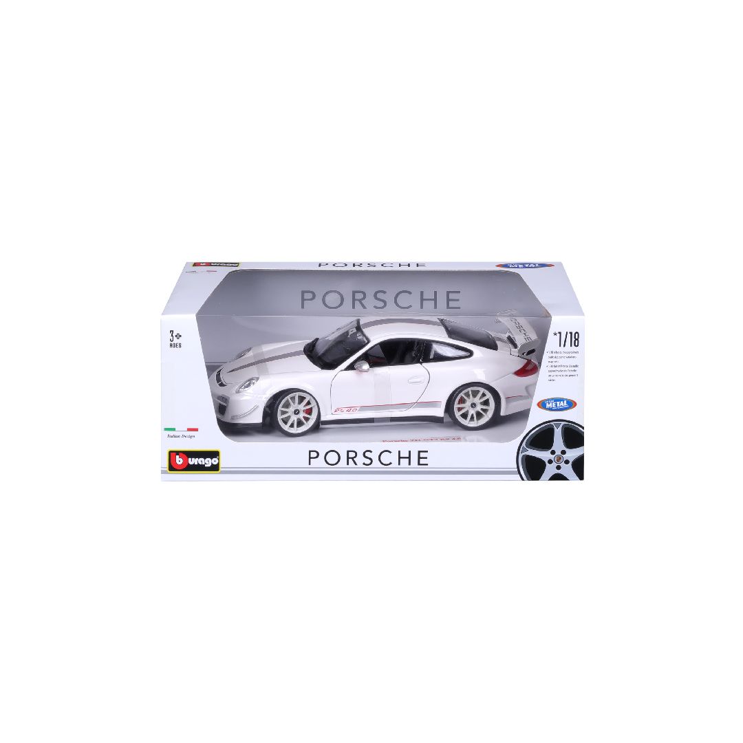 Bburago 1/18 Porsche 911 (997) GT3 RS 4.0 - White