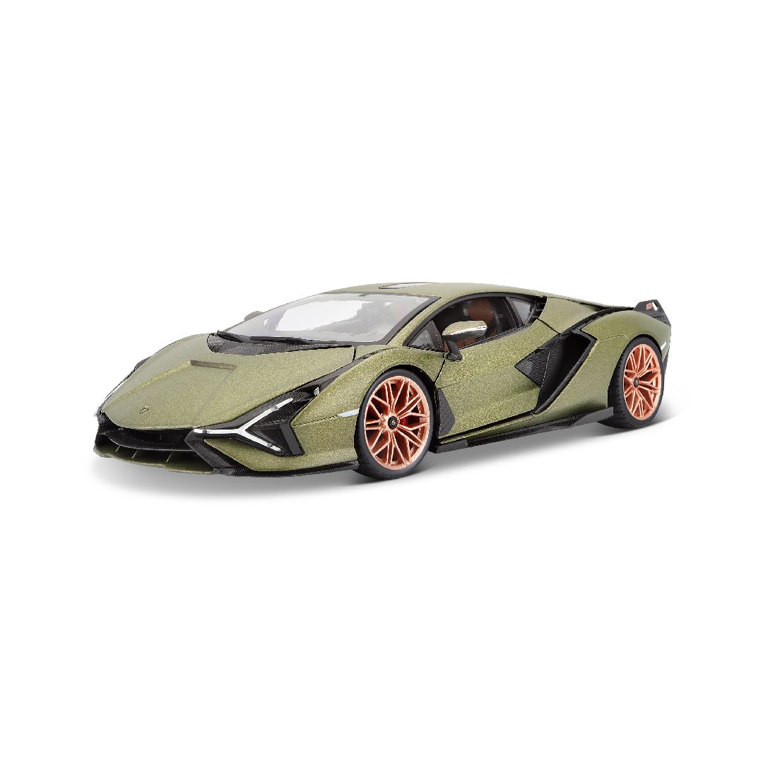 Bburago 1/18 Lamborghini Sián FKP37 (Metallic Matte Green)