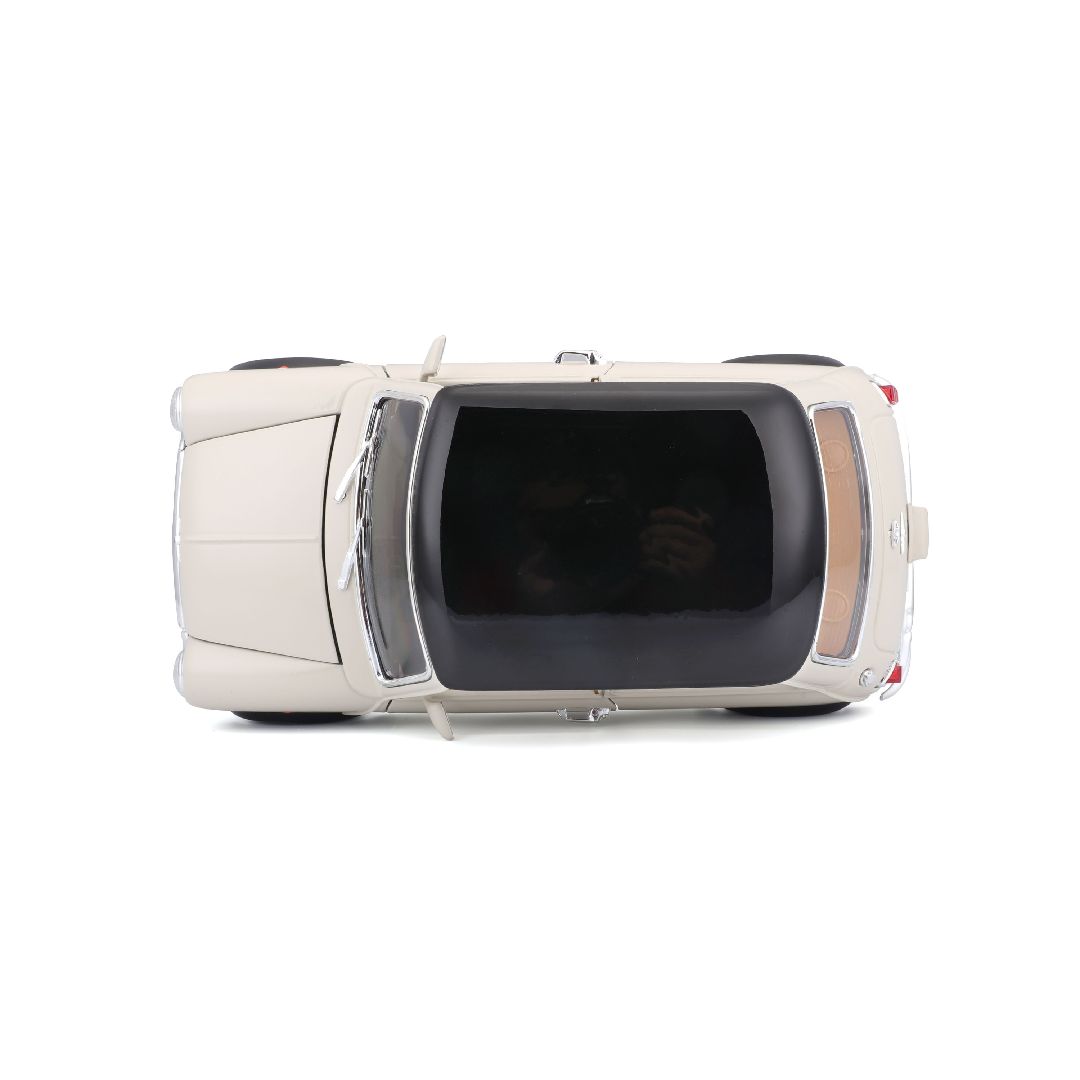 Bburago 1/16 Mini Cooper (1969) - Beige/Black Roof