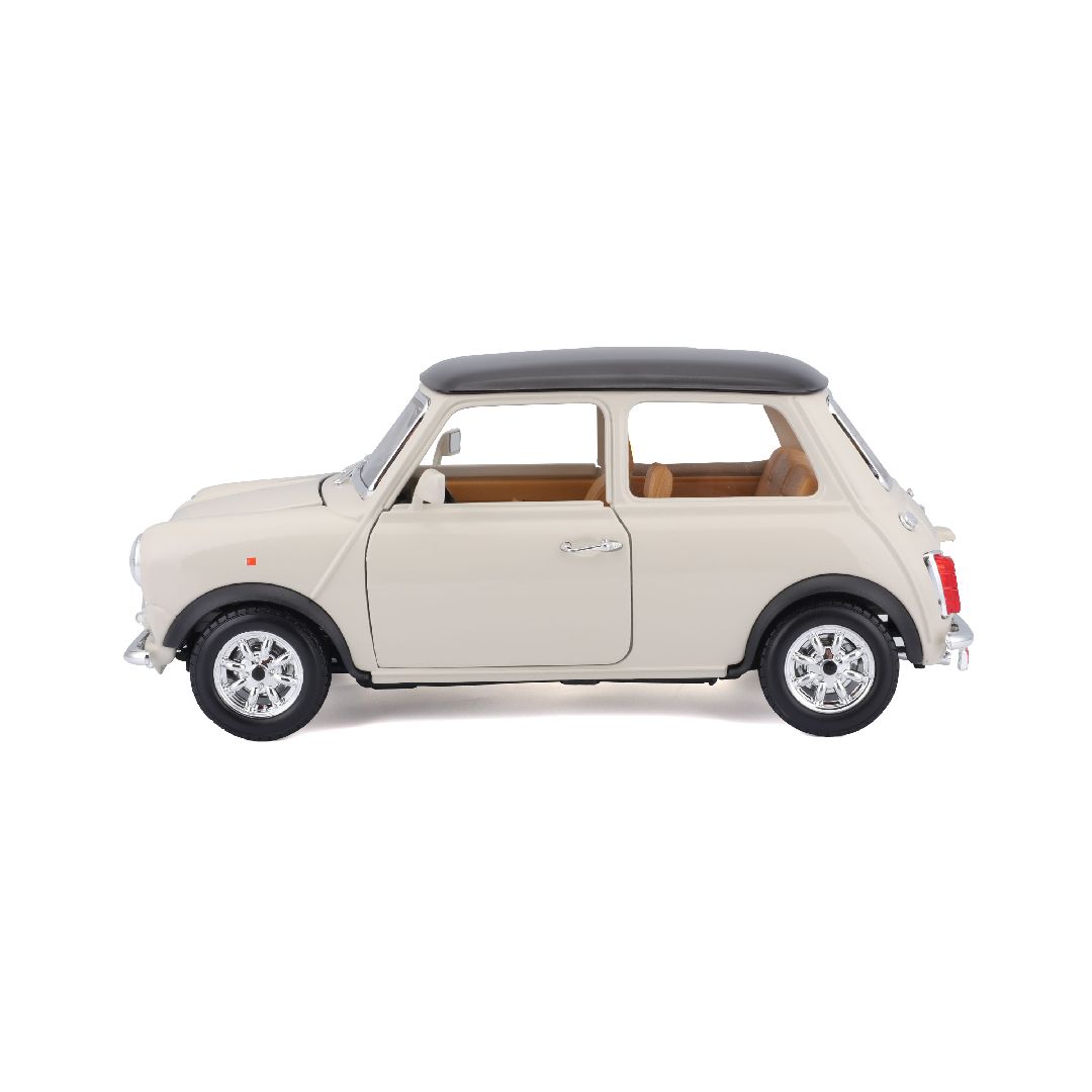 Bburago 1/16 Mini Cooper (1969) - Beige/Black Roof