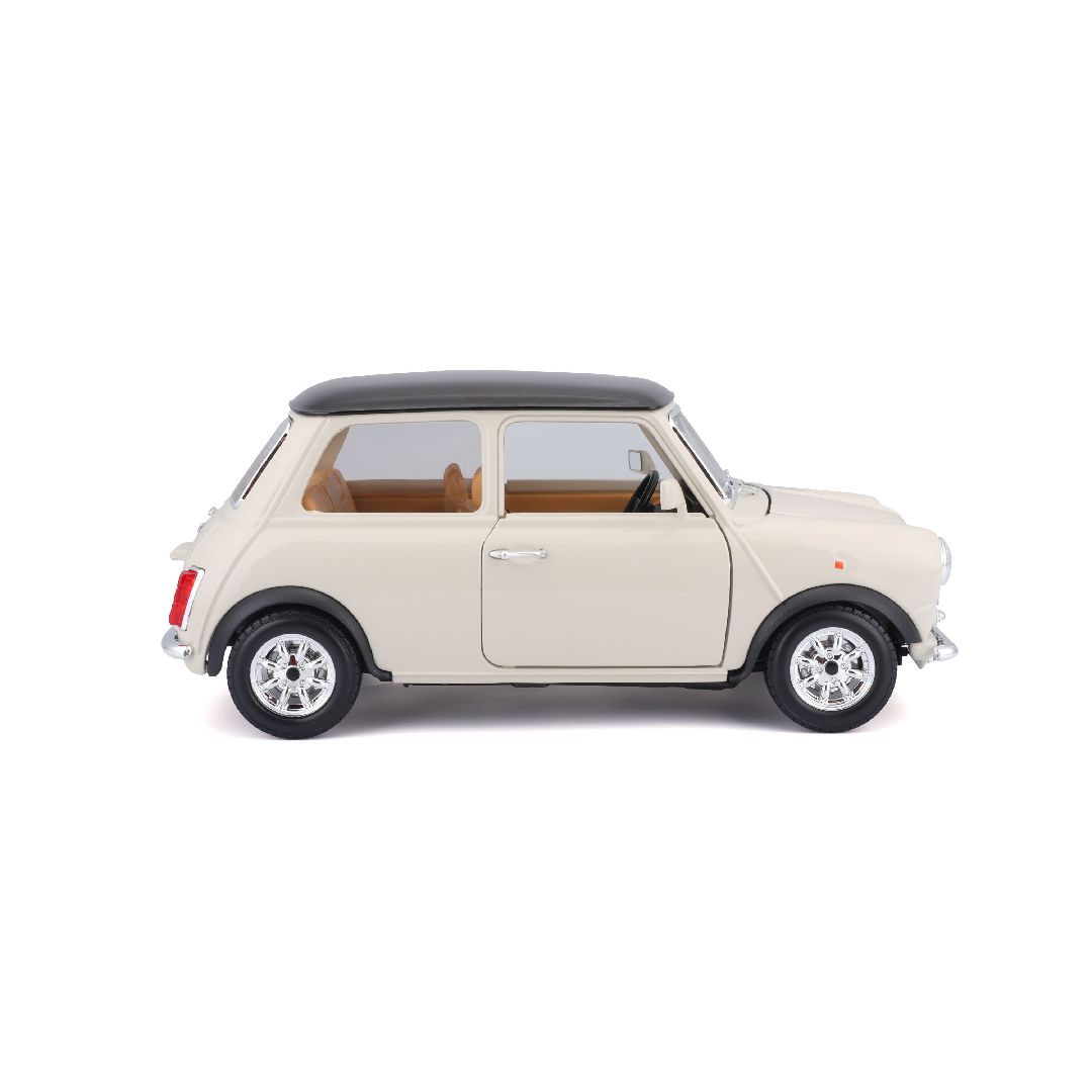 Bburago 1/16 Mini Cooper (1969) - Beige/Black Roof