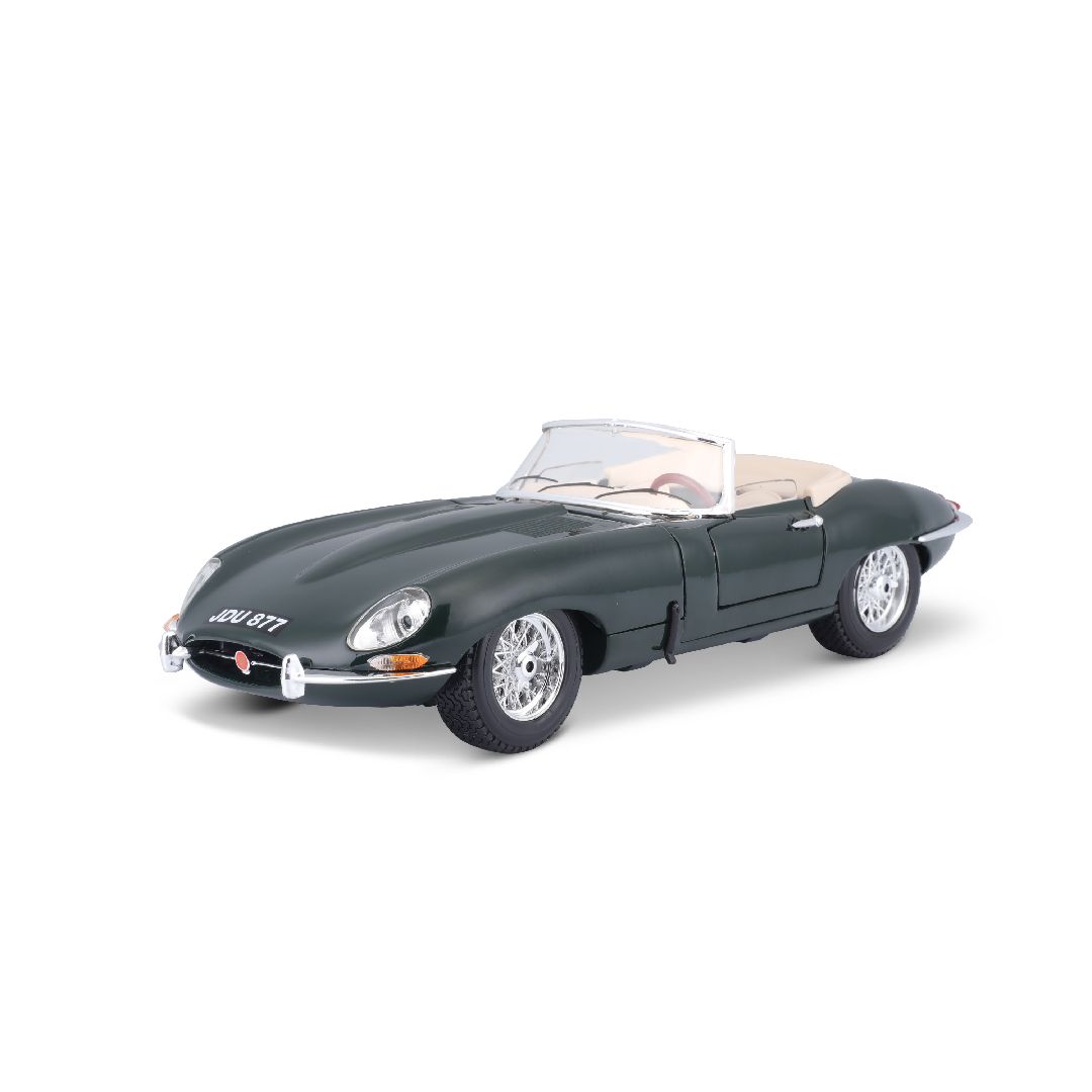 Bburago 1/18 Jaguar "E" Cabriolet (1961) - Green