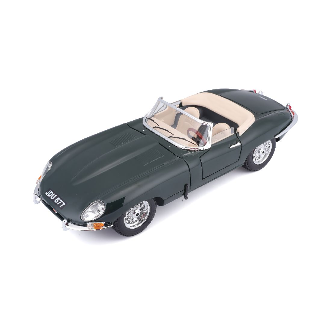Bburago 1/18 Jaguar "E" Cabriolet (1961) - Green