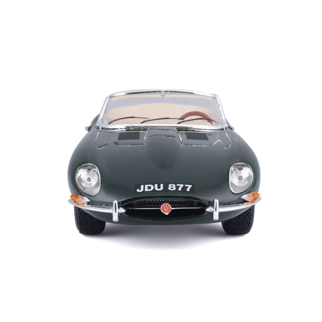 Bburago 1/18 Jaguar "E" Cabriolet (1961) - Green