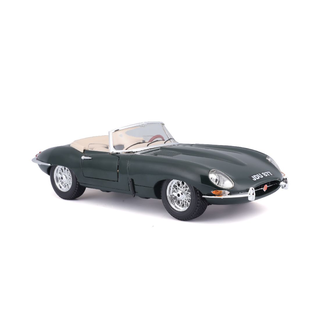 Bburago 1/18 Jaguar "E" Cabriolet (1961) - Green